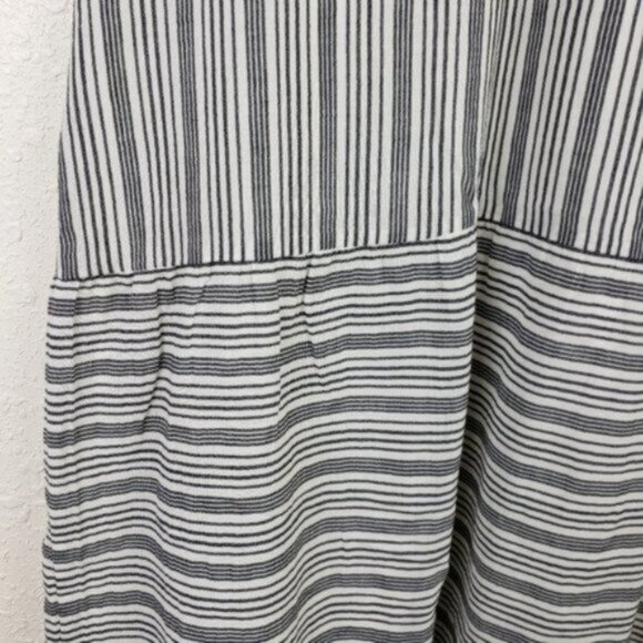 Theory $315 Sially Striped Cotton Summer Dress size 6 Spaghetti Straps Coastal - Picture 12 of 12